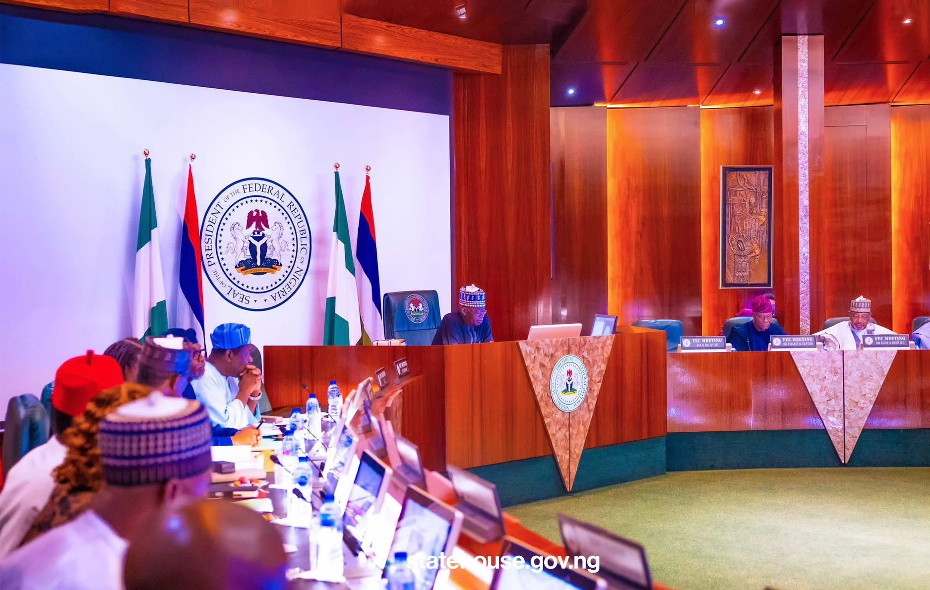 Jonathan, Obasanjo, Gowon Absent as Tinubu Convenes Council of State Meeting