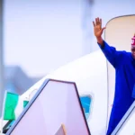 TINUBU IN PLANE