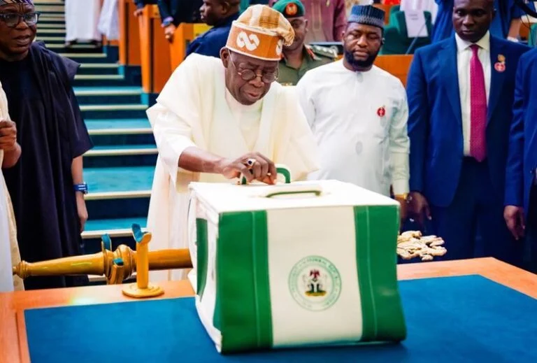 2026 budget presented by President Tinubu